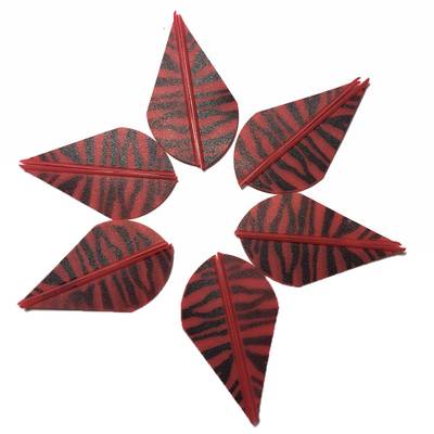 Tiger print red
